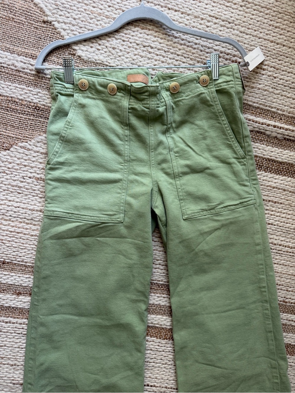 Anthropologie Pilcro Kit High-Rise Wide-Leg Utility Trousers - Picture 5 of 6
